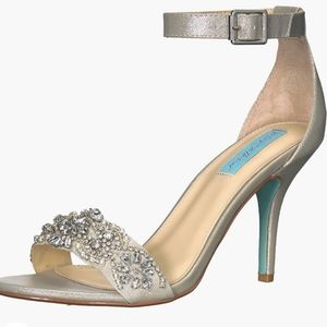 Betsey Johnston jeweled heels